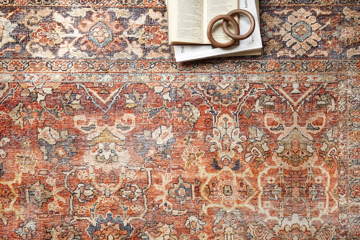 The Layla Rug 2 | Spice/Marine - Plain Jane Interiors