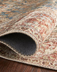 The Layla Rug 4 | Ocean/Rust - Plain Jane Interiors