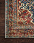 The Layla Rug 9 | Blue/Spice - Plain Jane Interiors