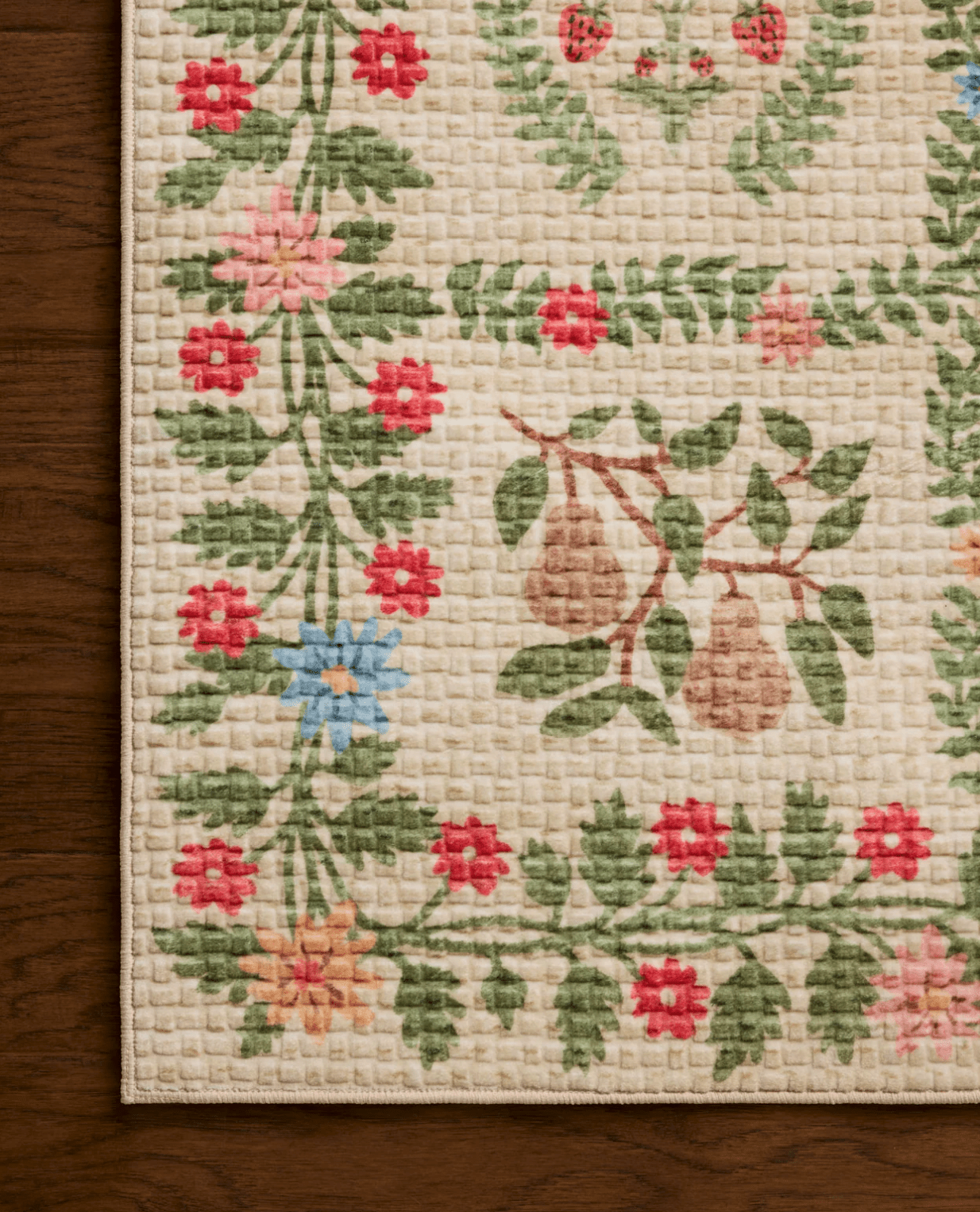 The Orchard Rug in BEIGE / MULTI | Rifle Co Paper x Loloi - Plain Jane Interiors