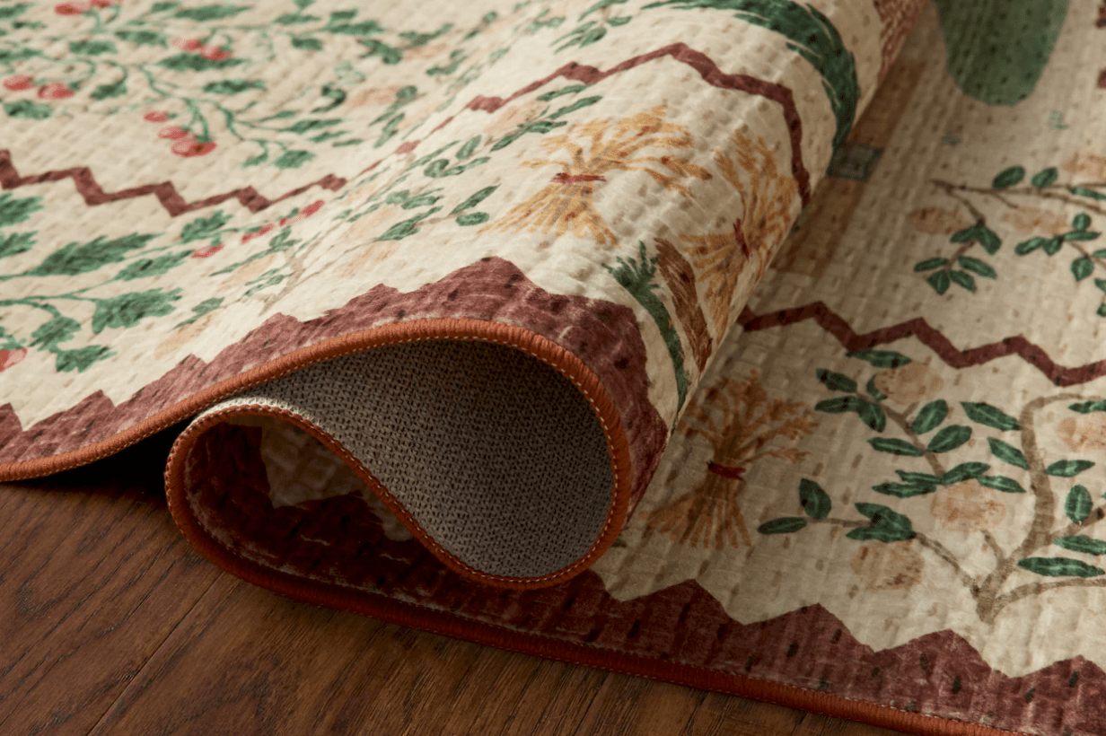 The Orchard Rug in MAUVE / MULTI | Rifle Paper Cox Loloi - Plain Jane Interiors