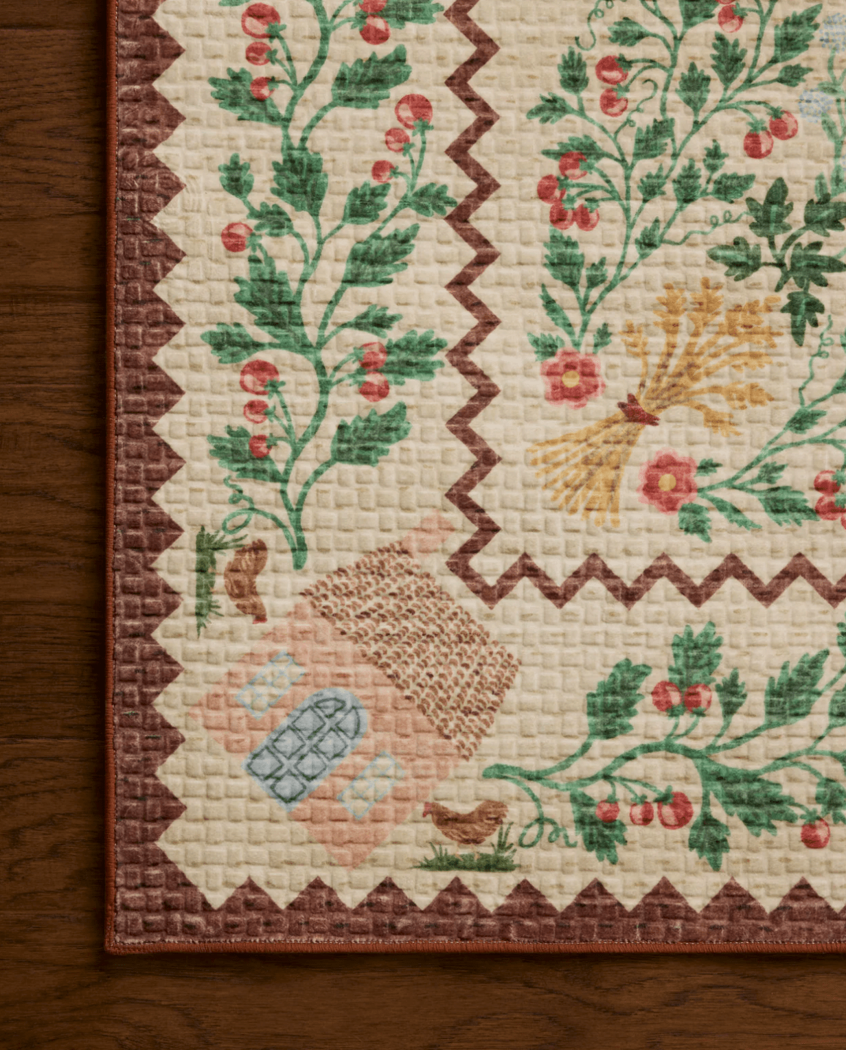 The Orchard Rug in MAUVE / MULTI | Rifle Paper Cox Loloi - Plain Jane Interiors