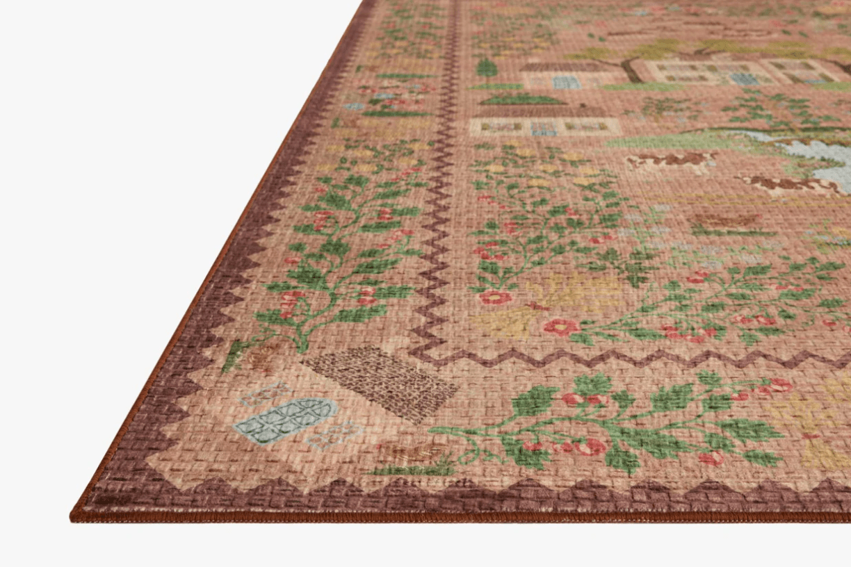 The Orchard Rug in MAUVE / MULTI | Rifle Paper Cox Loloi - Plain Jane Interiors