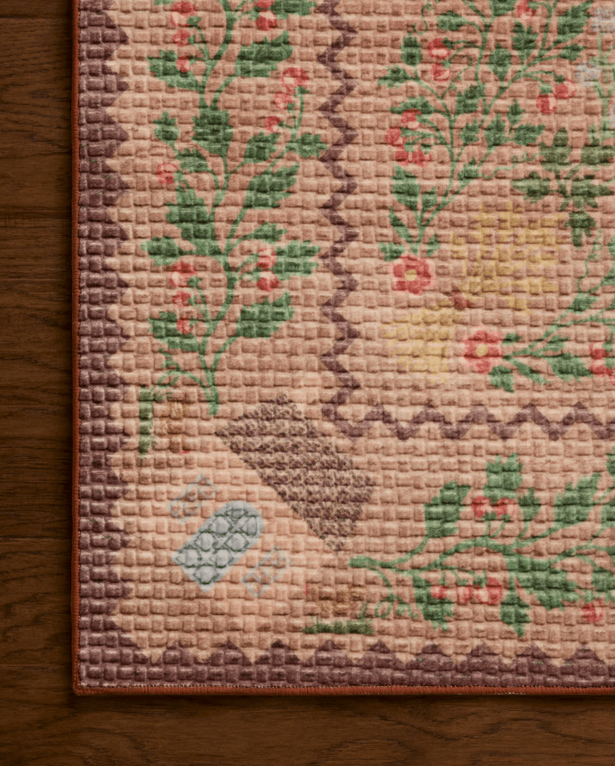 The Orchard Rug in MAUVE / MULTI | Rifle Paper Cox Loloi - Plain Jane Interiors