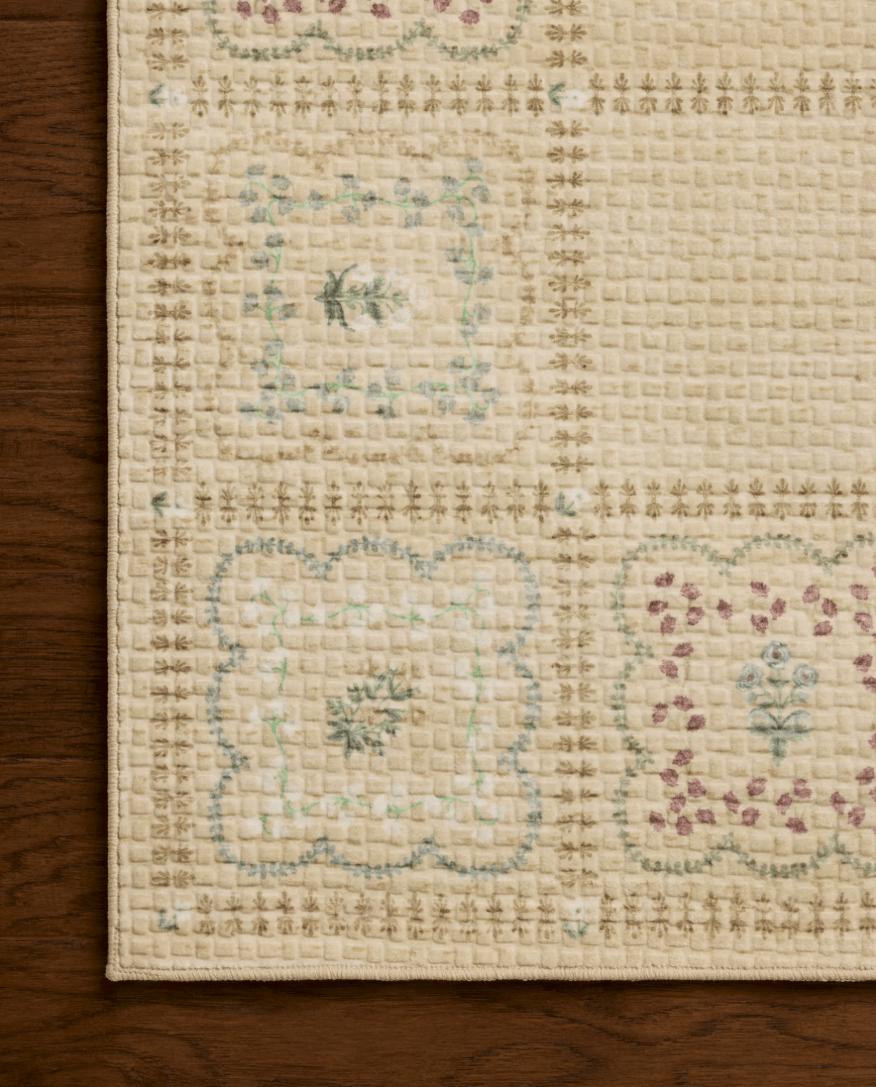 The Orchard Rug in NATURAL / MULTI | Rifle Paper Co x Loloi - Plain Jane Interiors