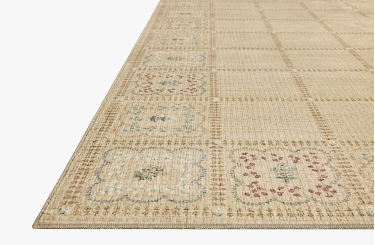 The Orchard Rug in NATURAL / MULTI | Rifle Paper Co x Loloi - Plain Jane Interiors