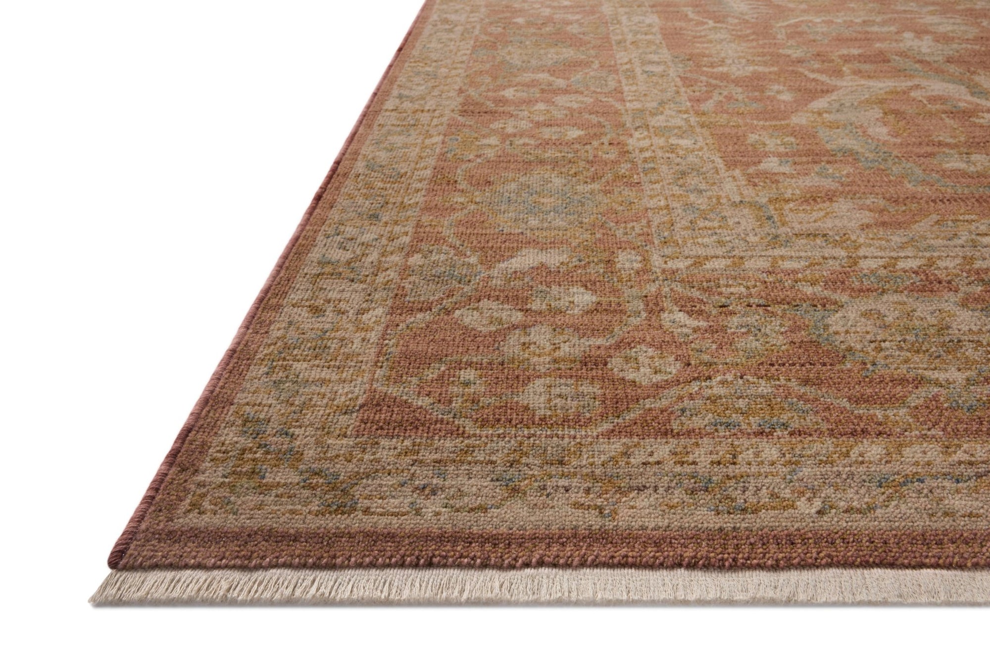 The Reign Rug 07 | Terracotta/Sky - Plain Jane Interiors