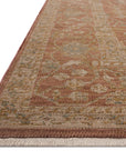 The Reign Rug 07 | Terracotta/Sky - Plain Jane Interiors