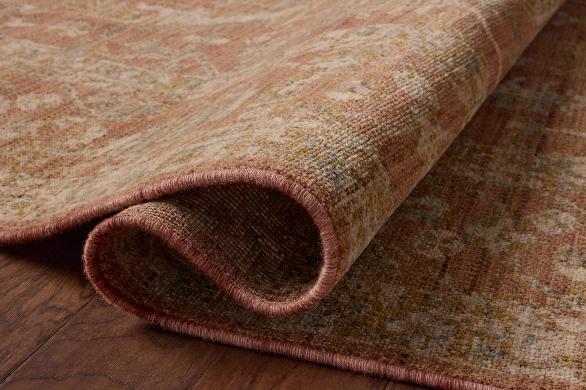 The Reign Rug 07 | Terracotta/Sky - Plain Jane Interiors