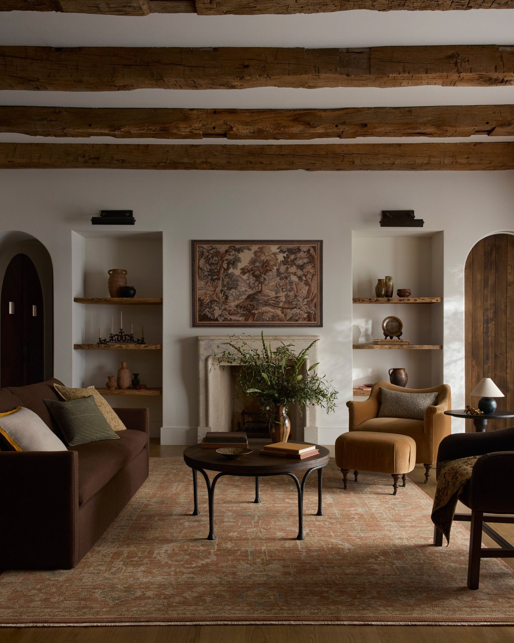 The Reign Rug 07 | Terracotta/Sky - Plain Jane Interiors
