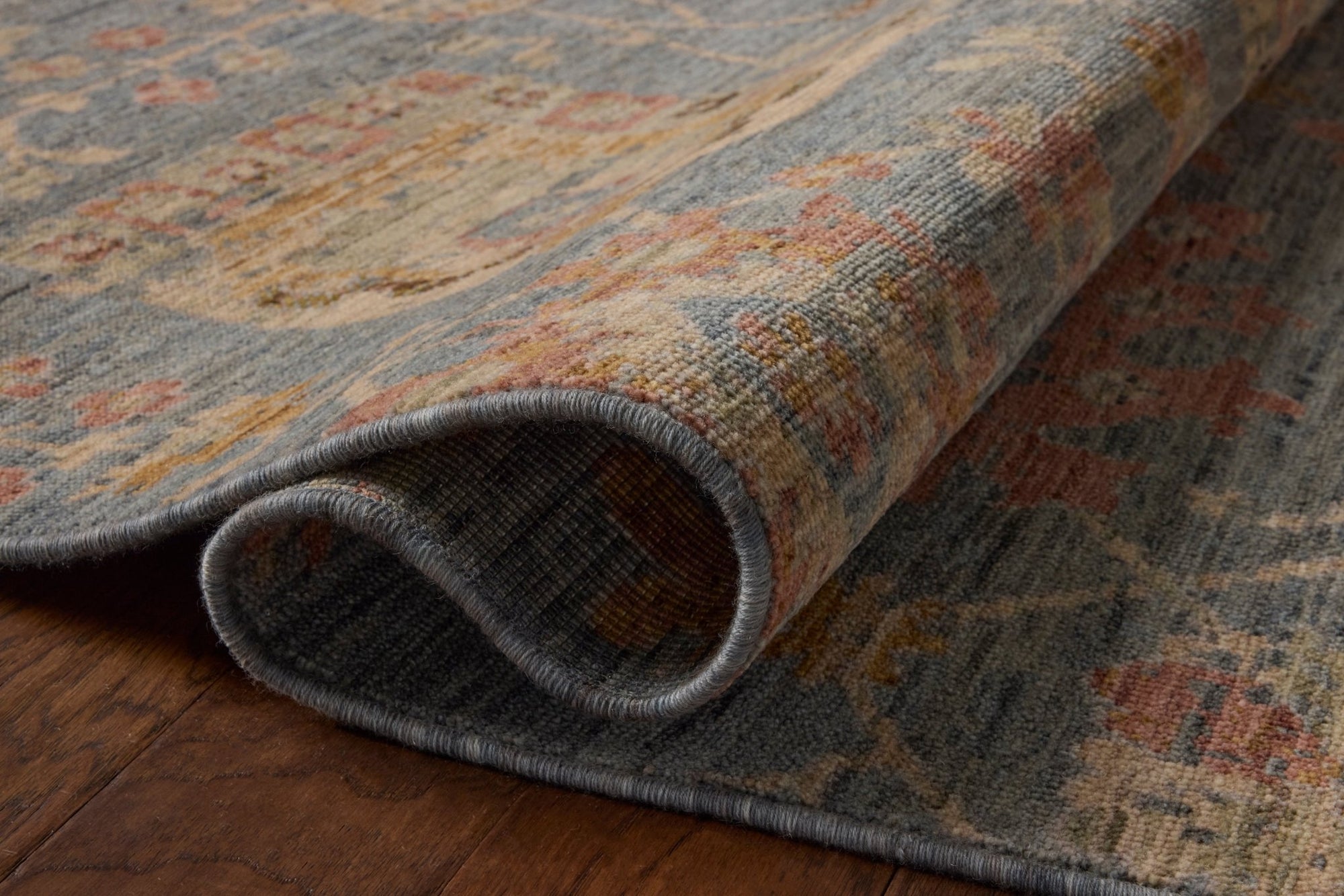 The Reign Rug 09 | Denim/Multi - Plain Jane Interiors