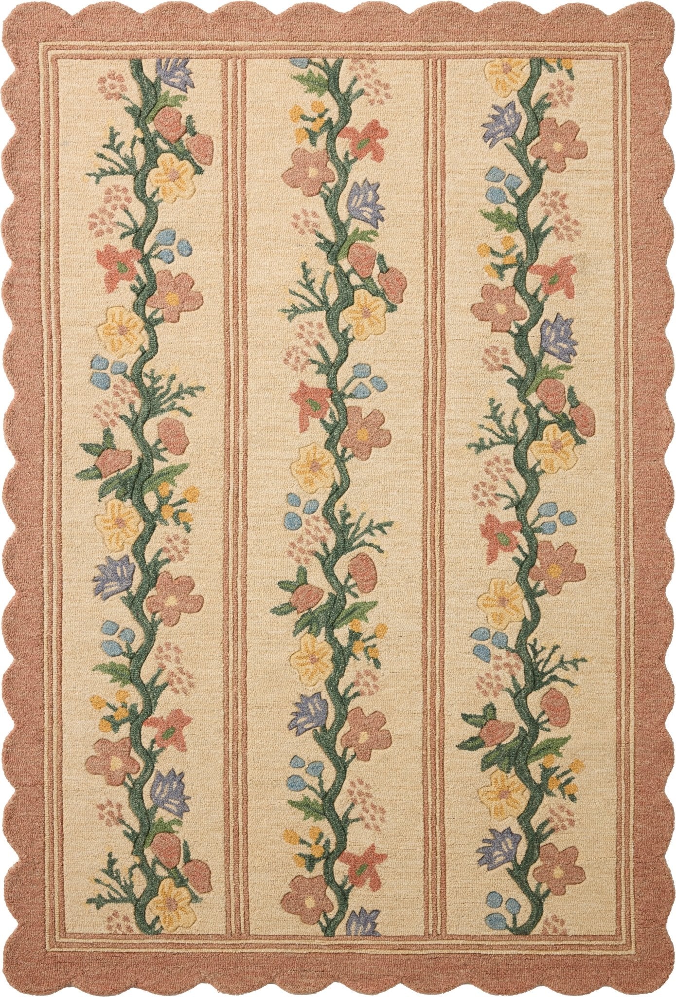 The Thistle Rug in NEUTRAL / MULTI | Rifle Paper Co x Loloi - Plain Jane Interiors