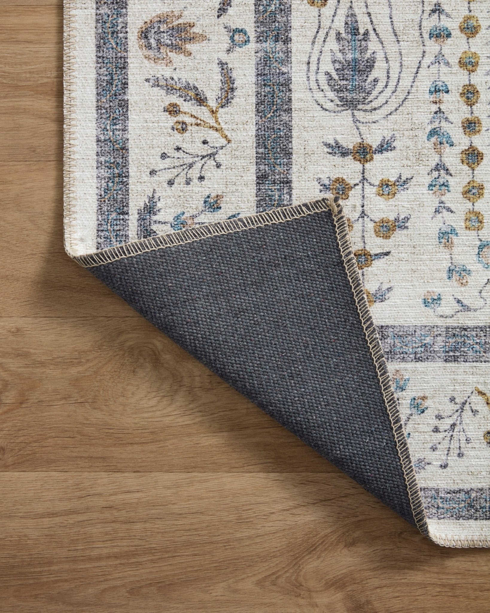 The Wisteria Cream Rug by Riffle Co Paper x Loloi - Plain Jane Interiors