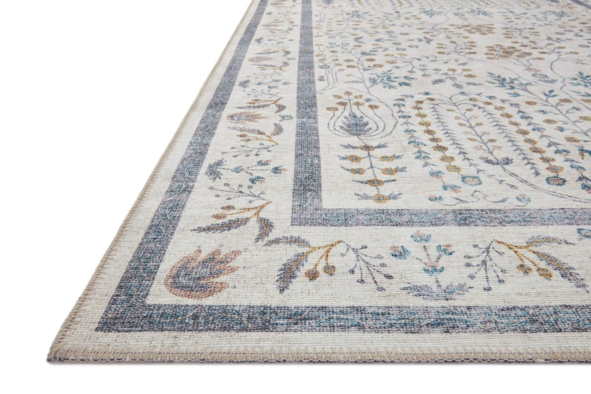 The Wisteria Cream Rug by Riffle Co Paper x Loloi - Plain Jane Interiors