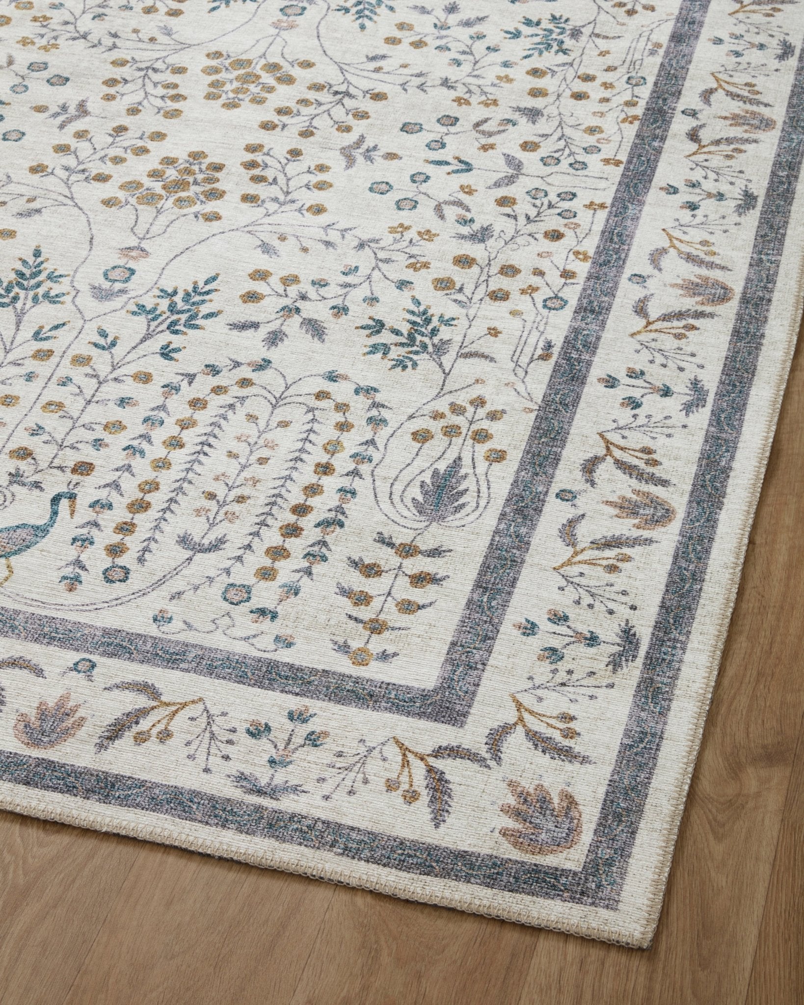 The Wisteria Cream Rug by Riffle Co Paper x Loloi - Plain Jane Interiors