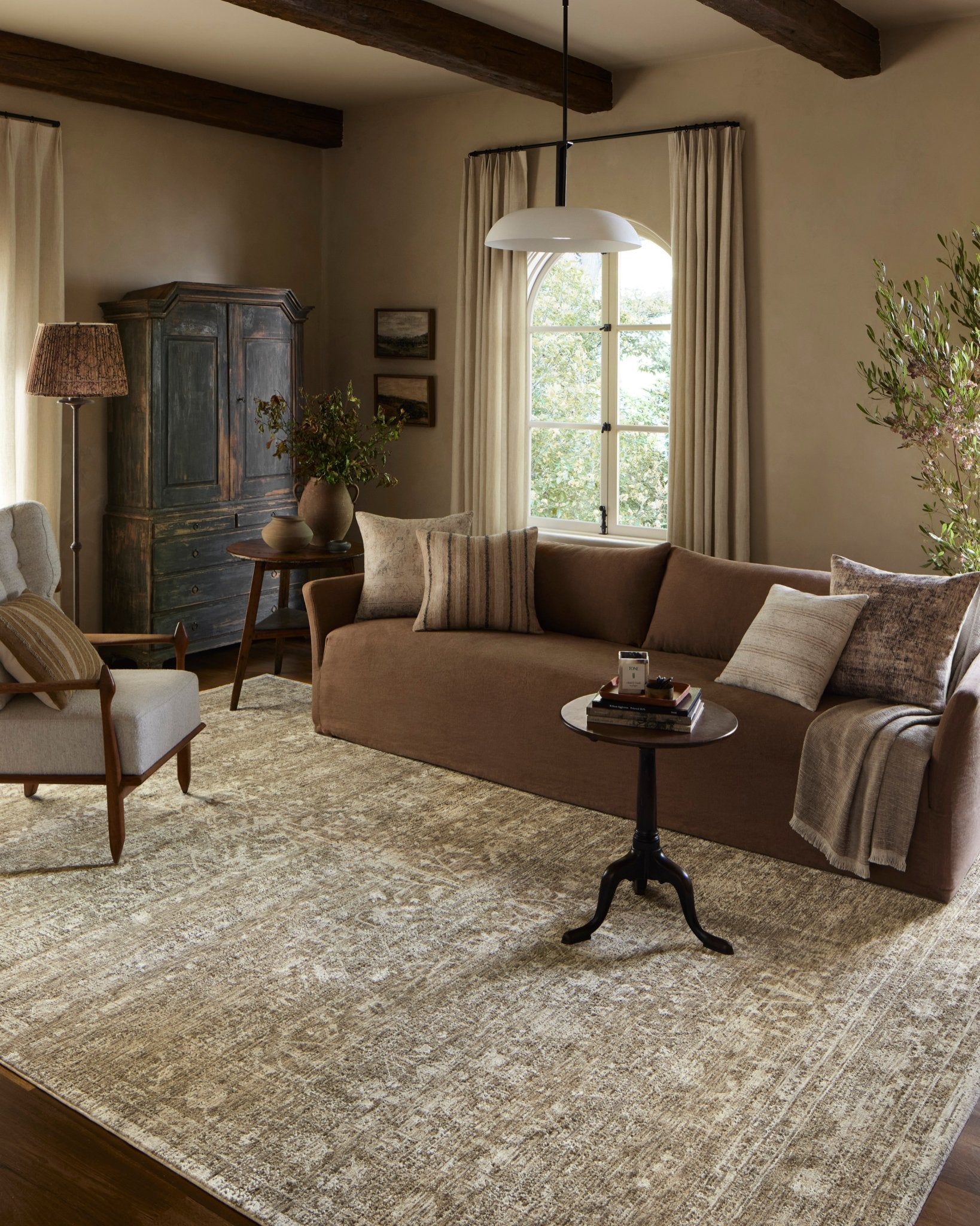 Vivien Rug in Khaki By Amber Lewis - Plain Jane Interiors